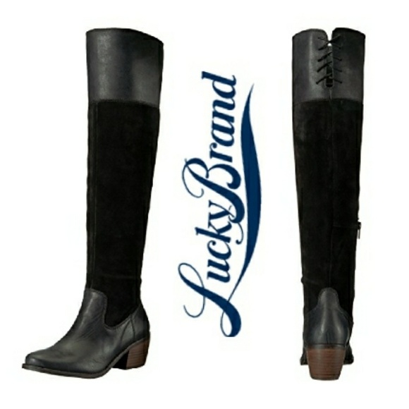 Lucky Brand Shoes - Lucky Brand Western Inspired OTK Boots